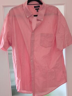 croft & barrow Pink Short-Sleeve Button-Down Shirt